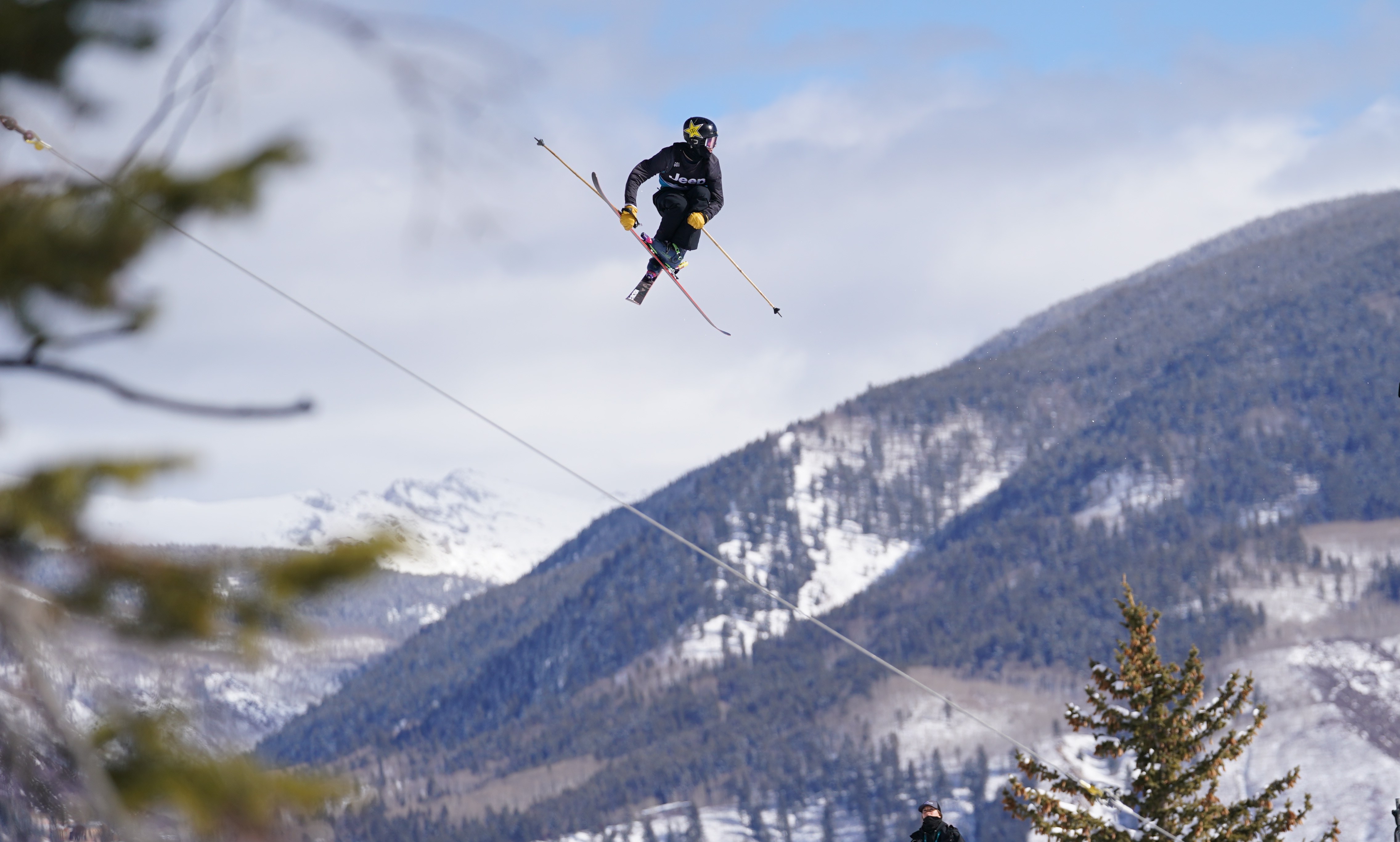 Alex Hall competing in Jeep Men's Ski Slopestyle during X Games Aspen 2020. (ESPN Images - Matt Morning) Alex Hall