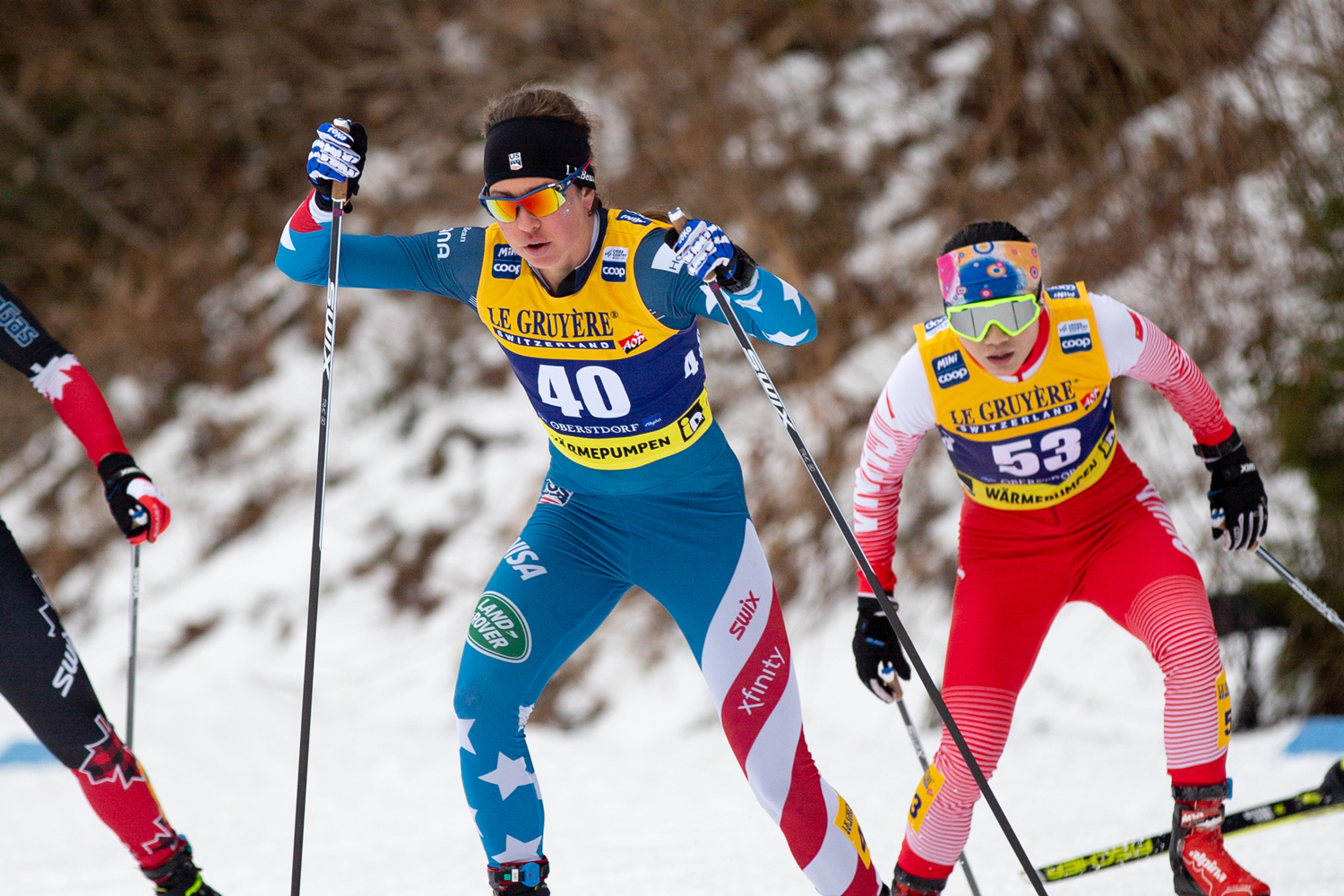 Caitlin Patterson finished 34th in Saturday's race. (U.S. Ski and & Snowboard - Sarah Brunson) Caitlin Patterson finished 34th in Saturday's race. (U.S. Ski and & Snowboard - Sarah Brunson)