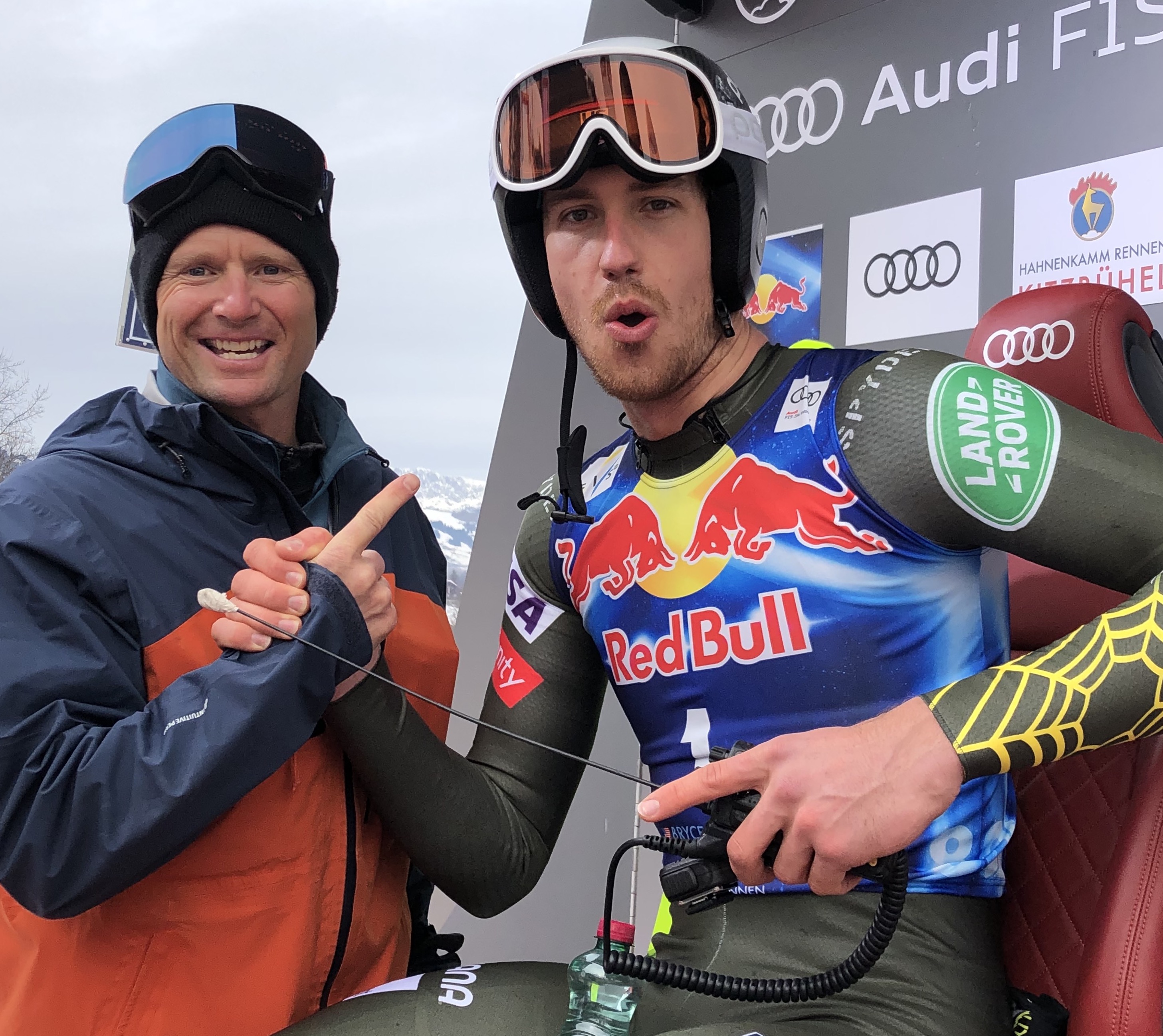 Daron Rahlves and Bryce Bennett