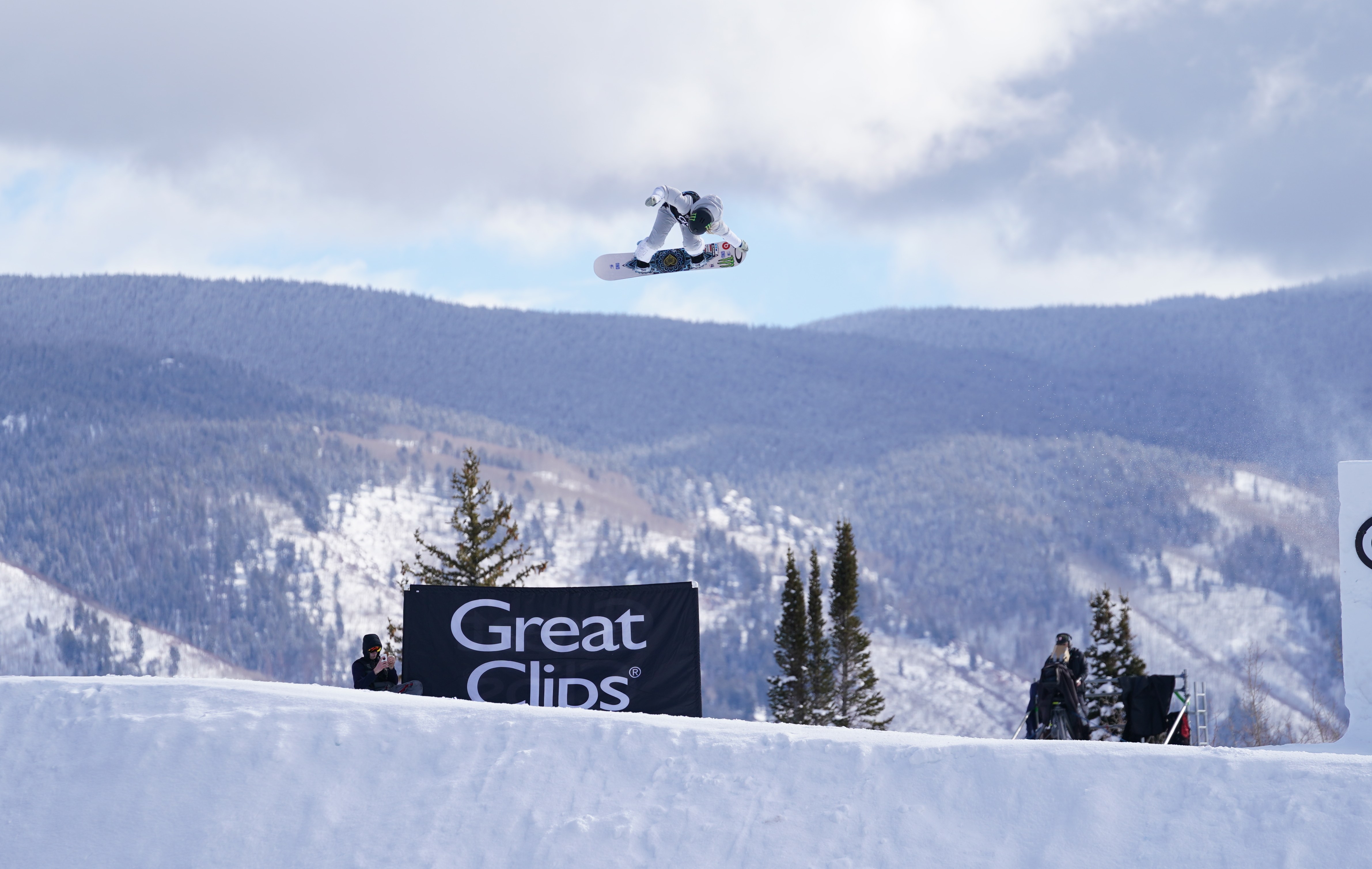 Jamie Anderson competing in Jeep Women's Snowboard Slopestyle during X Games Aspen 2020. (ESPN Images - Matt Morning) Jamie Anderson