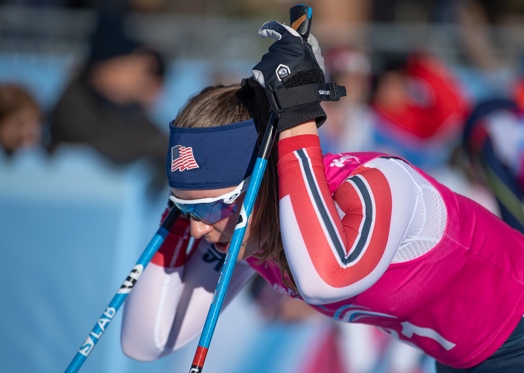  Sydney Palmer-Leger just missed the podium, finishing fourth Tuesday. (OIS/Joel Marklund)