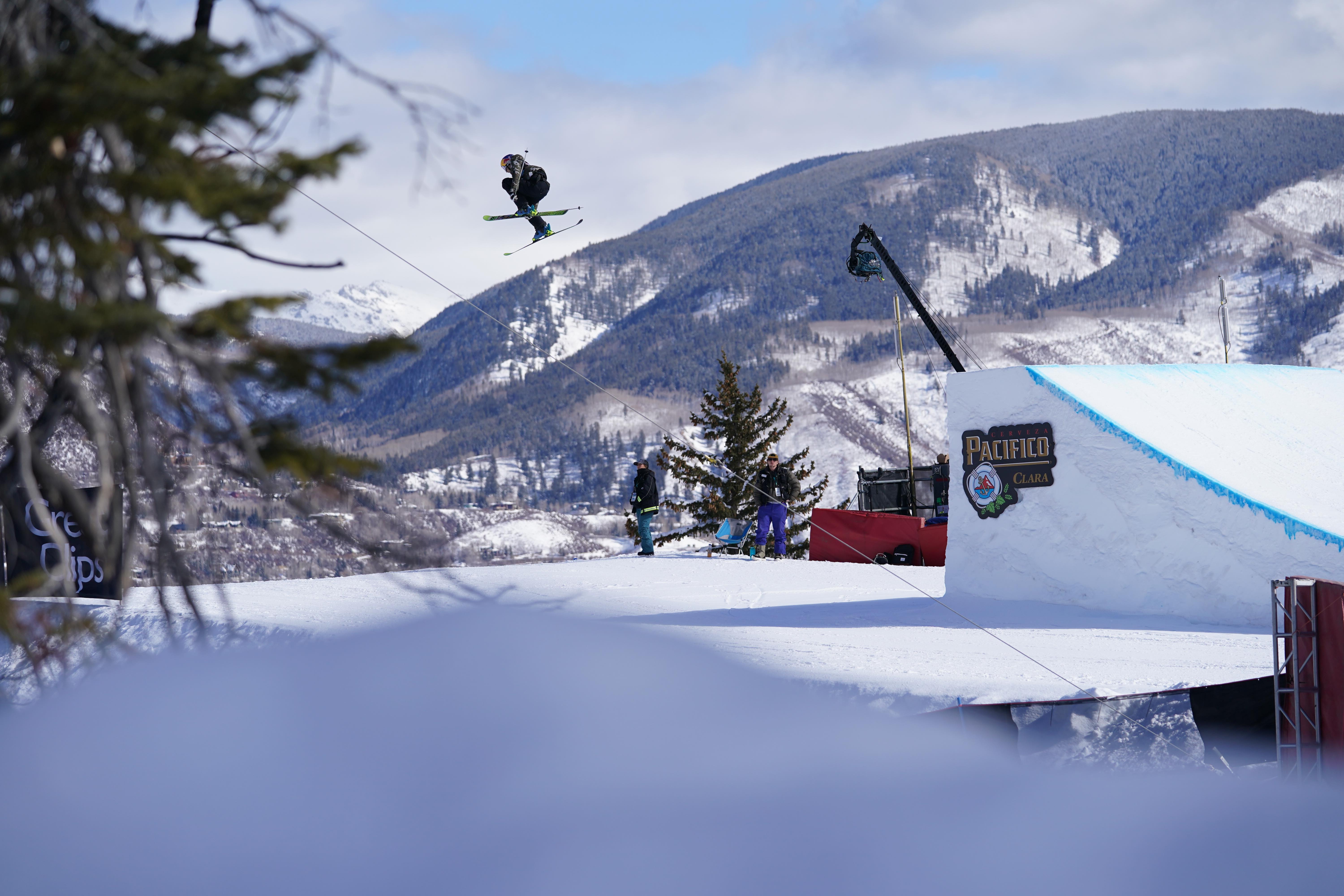 Nick Goepper competing in Jeep Men's Ski Slopestyle during X Games Aspen 2020. (ESPN Images - Matt Morning) Nick Goepper