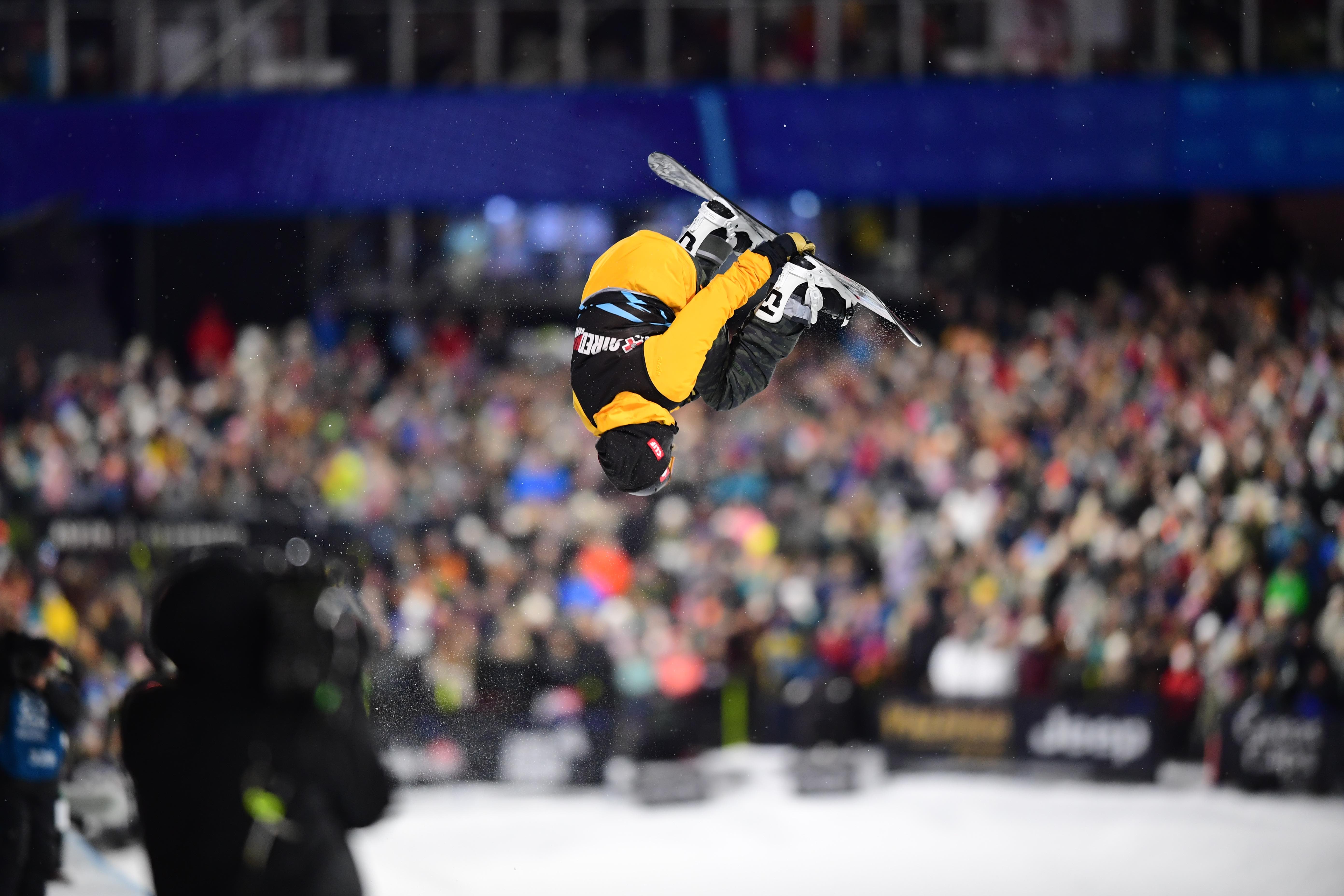 Taylor Gold competing in Monster Energy Men's Snowboard SuperPipe during X Games Aspen 2020. (ESPN Images - Phil Ellsworth) Taylor Gold