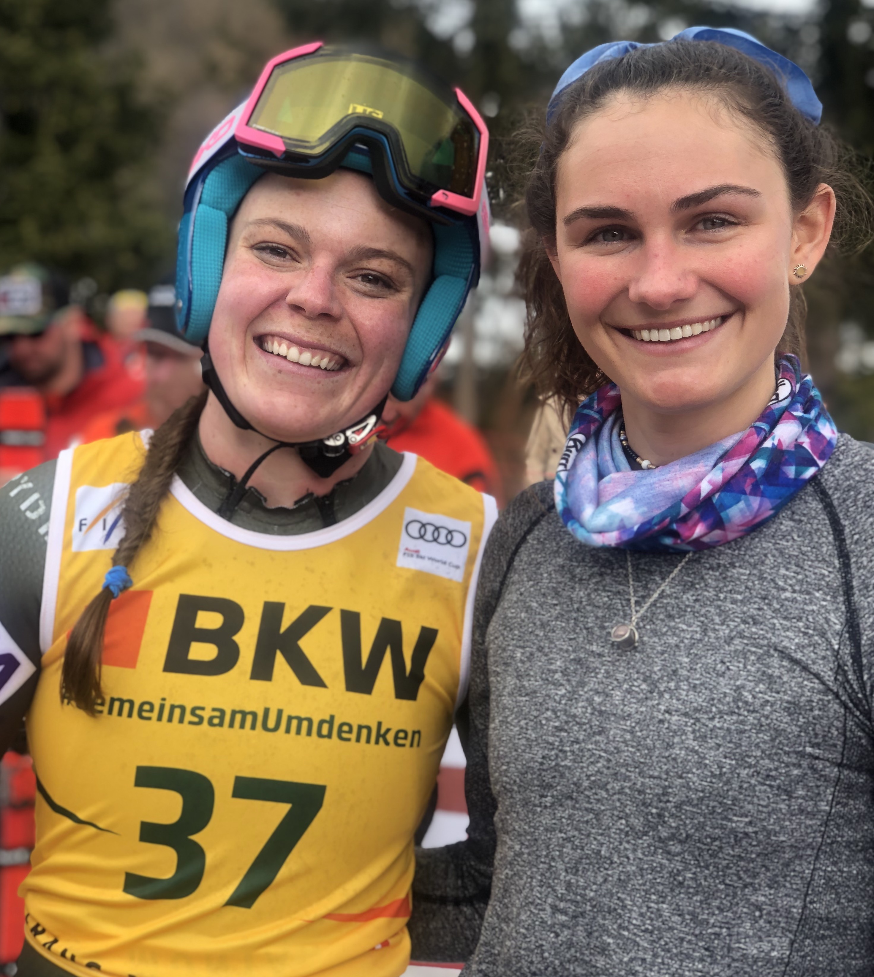 Breezy Johnson and Alice Merryweather 