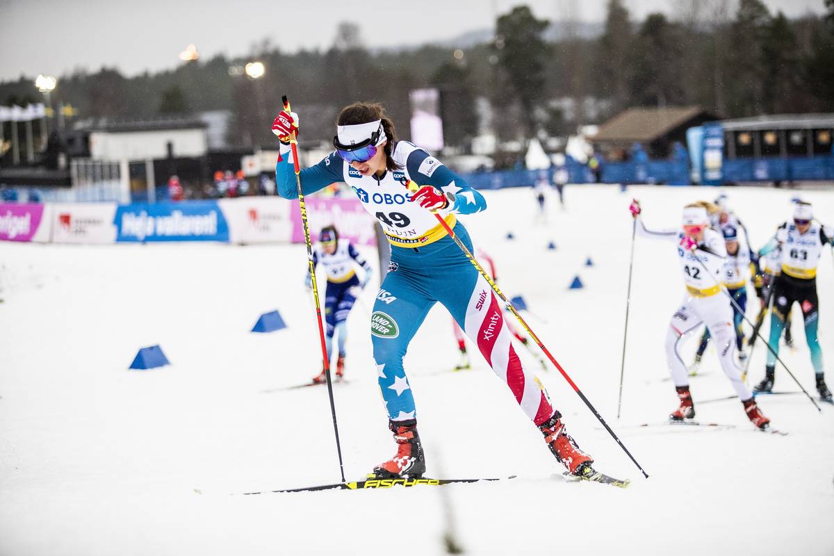 Julia Kern was 57th Sunday in Falun, Sweden. (www.nordicfocus.com. © Modica/NordicFocus)