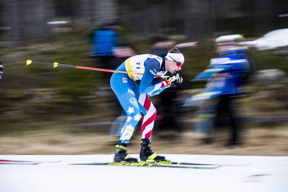 Kevin Bolger was 68th Sunday in Falun, Sweden. (www.nordicfocus.com. © Modica/NordicFocus)