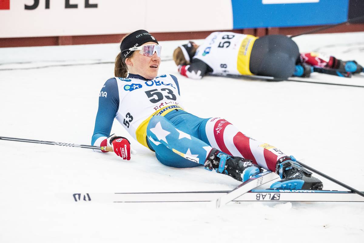 Sophie Cadwell finished 38th Sunday in Falun, Sweden. (www.nordicfocus.com. © Modica/NordicFocus)