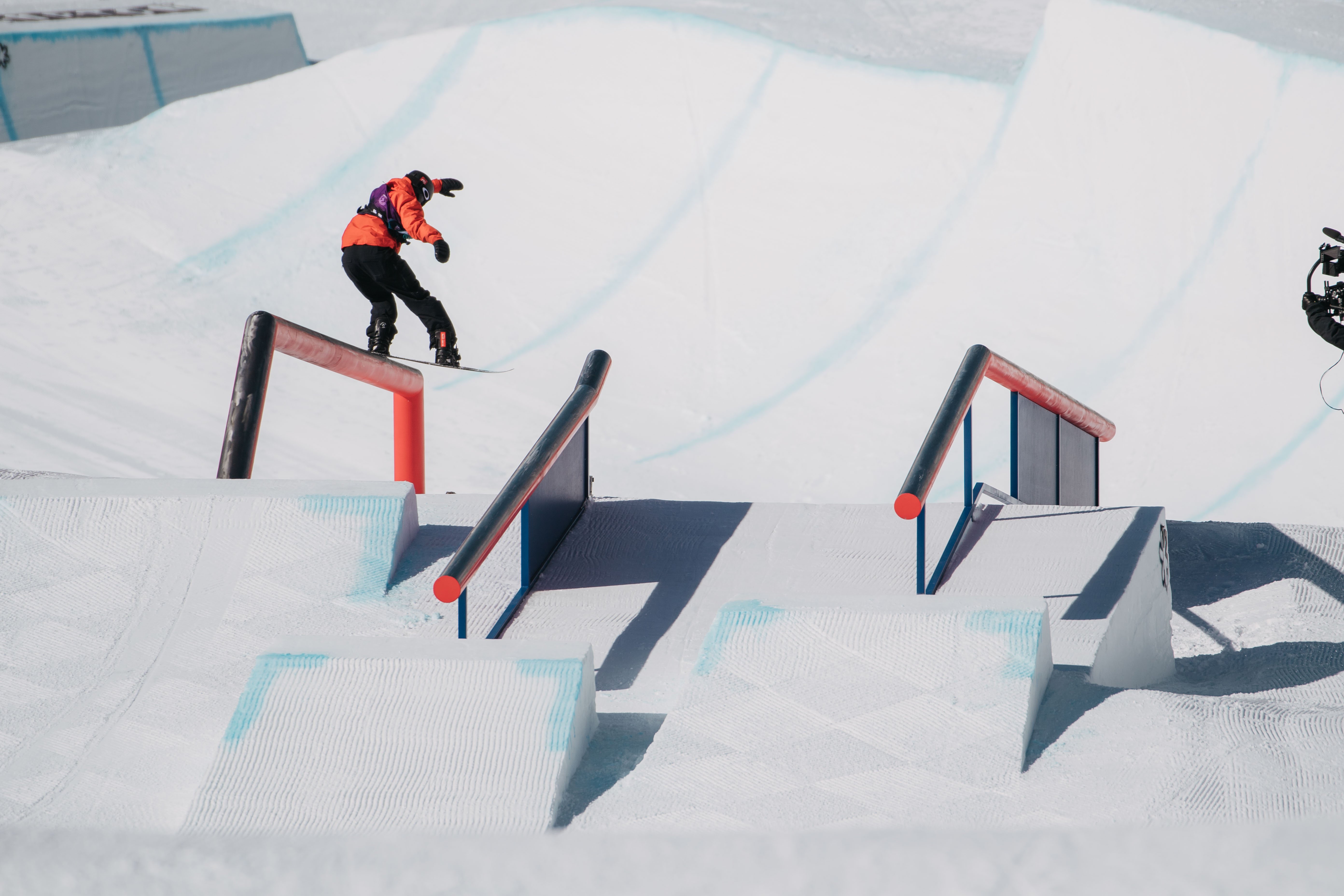 Red Gerard on course at the 2020 U.S. Open slopestyle podium at Vail, Colo. (Burton U.S. Open - Peter Cirilli) Red