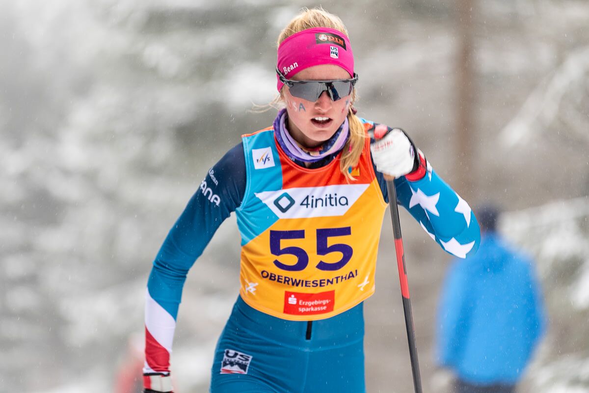 Hailey Swirbul was seventh in 10k classic at the FIS U23 Cross Country World Championships. (@flyingpoint) Hailey Swirbul was seventh in 10k classic at the FIS U23 Cross Country World Championships. (@flyingpoint)