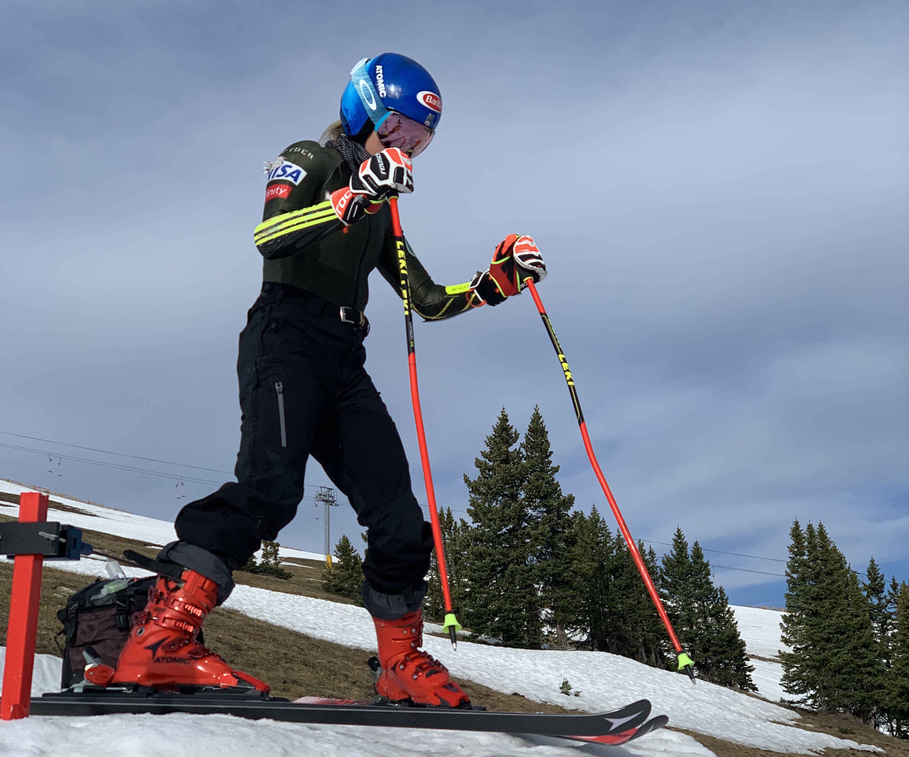 Mikaela at the start