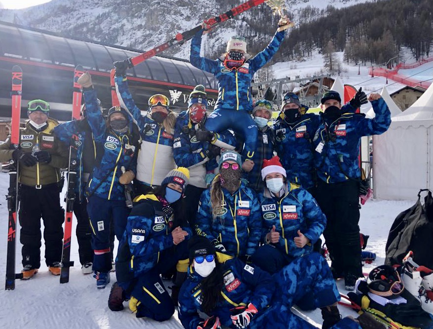 Breezy Johnson Third in Val d'Isere