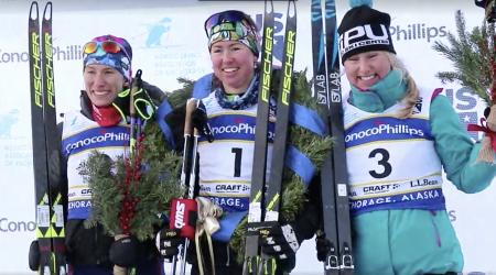 Women's Sprint Podium