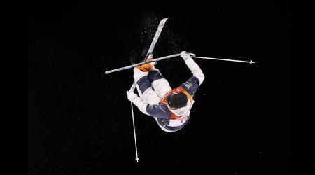 Casey Andringa finished fifth in the moguls finals at the 2018 Olympic Winter Games at Phoenix Snow Park Monday. (Getty Images - Cameron Spencer)