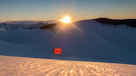 Sunrise with gate