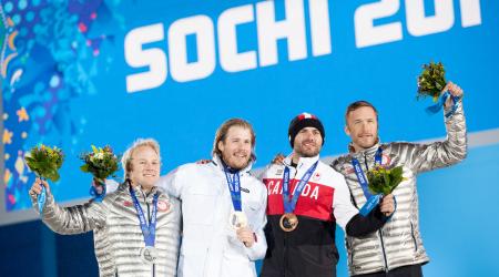 Andrew Weibrecht Sochi Podium 2014