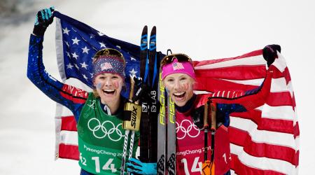 Jessie Diggins, Kikkan Randall