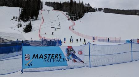 SL Course at the 2018 FIS Masters World Criterium in Big Sky, MT