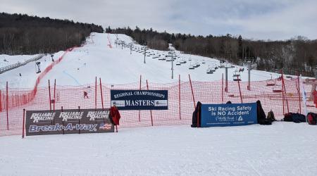 2021 Phillips 66 Eastern Regional Championship Banners at the base of the West Mountain
