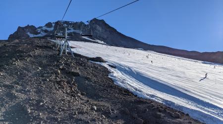 Palmer Glacier Lanes in Summertime