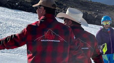 Willy Camp Coaches at the Masters Summer Fun Nationals Race on Mt. Hood