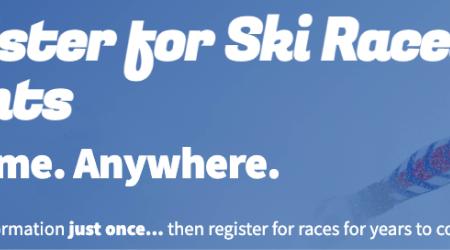 Masters Admin Ski Racing Website Screenshot