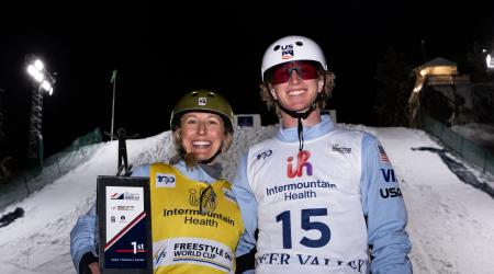 winter vinecki and connor curran after deer valley world cup