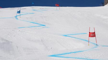 gates on an alpine course